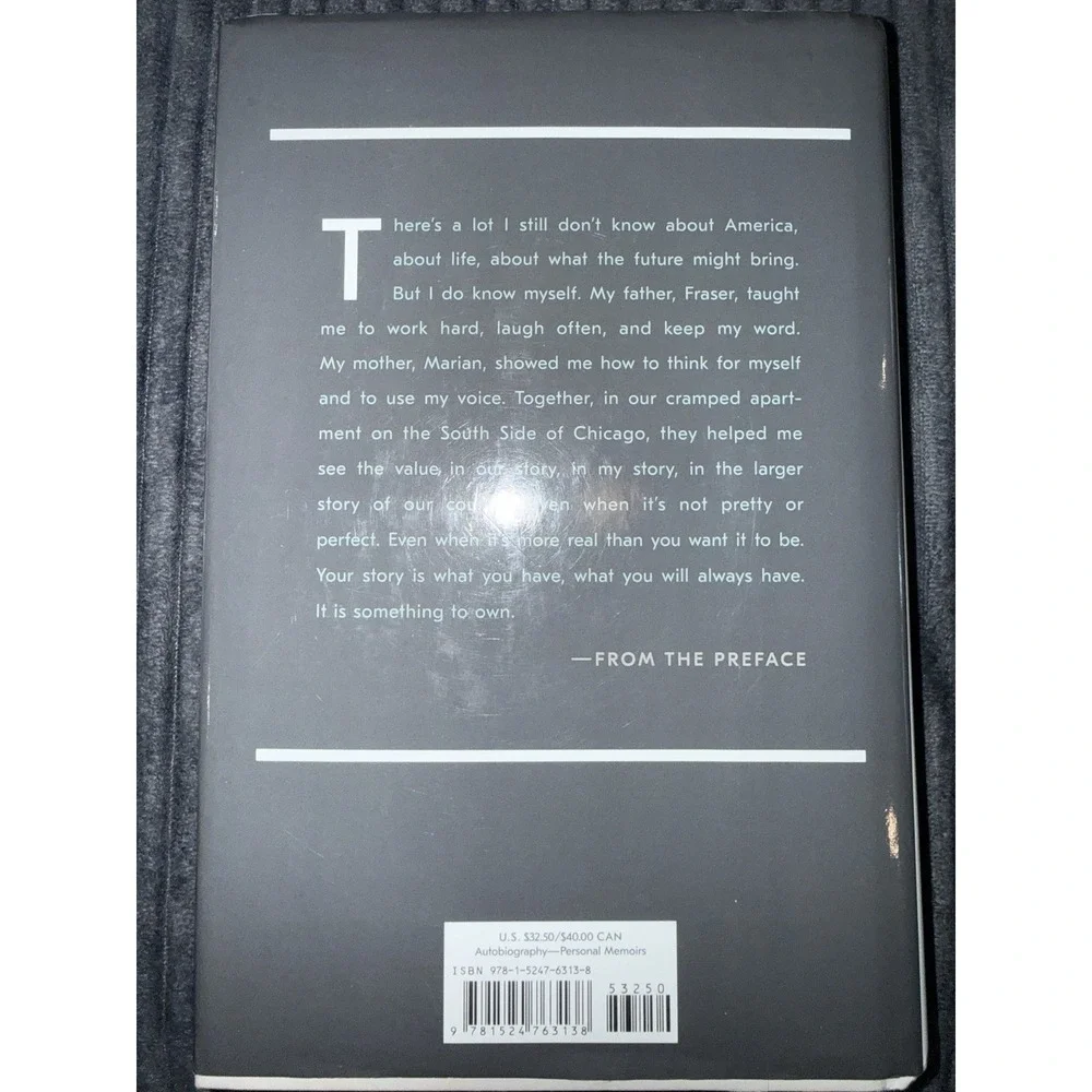Becoming Michelle Obama Hardcover Book 2018 Memoir Oprahs Book Club Selection